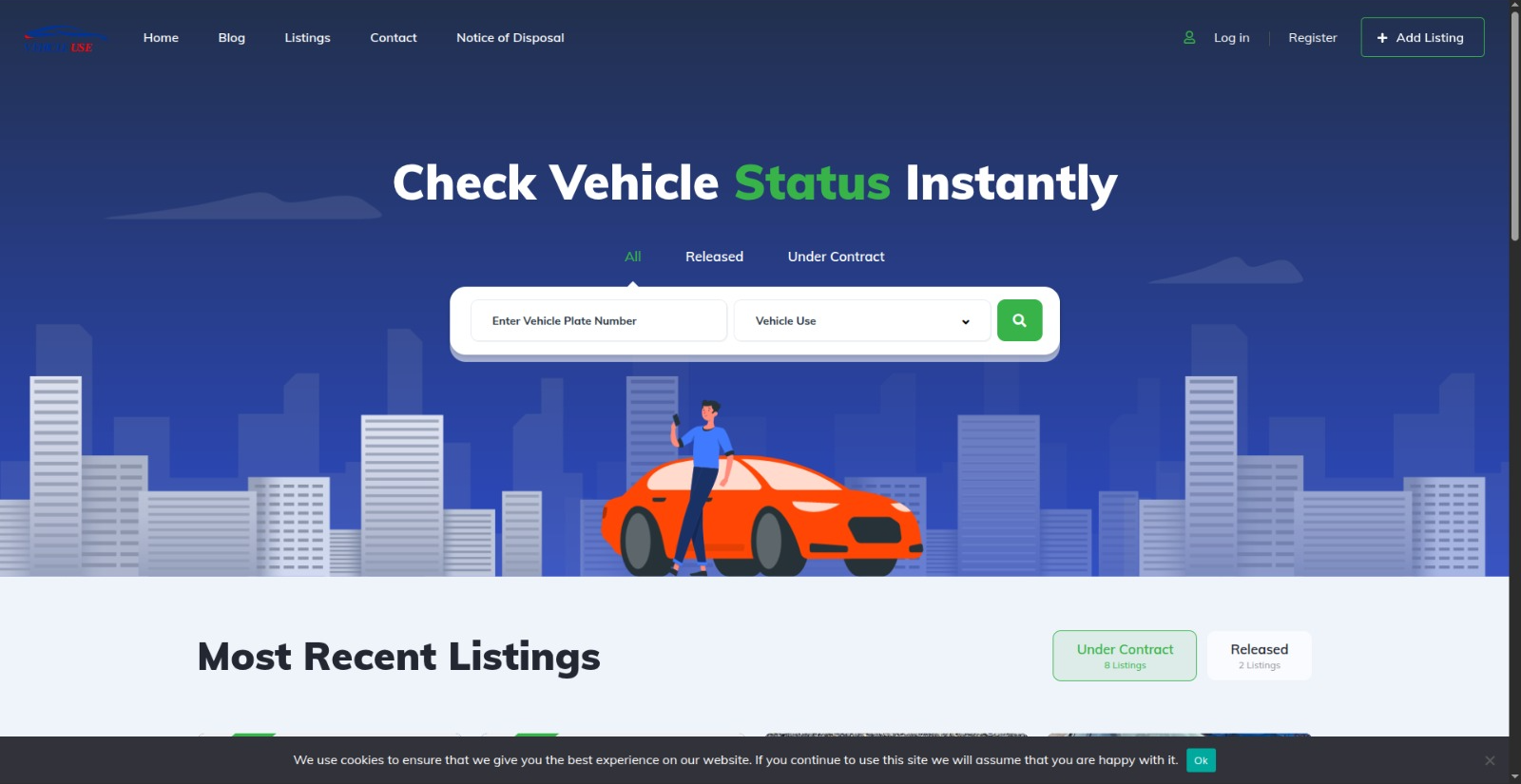Vehicle Use - Vehicle Verification Platform